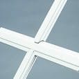 3/4 inch sculptured grill bar for bay windows