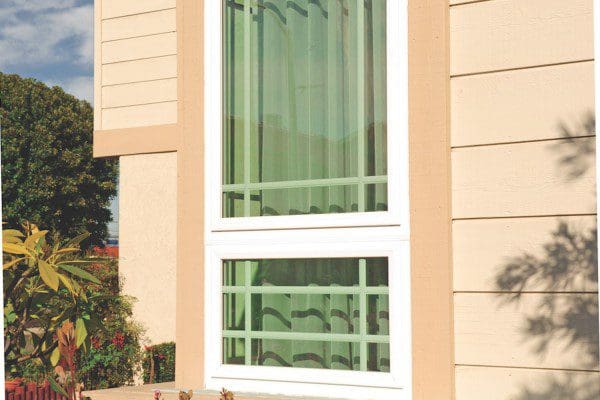 Awning window exterior, Central Florida home