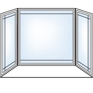 Bay Perimeter grill pattern, bay windows