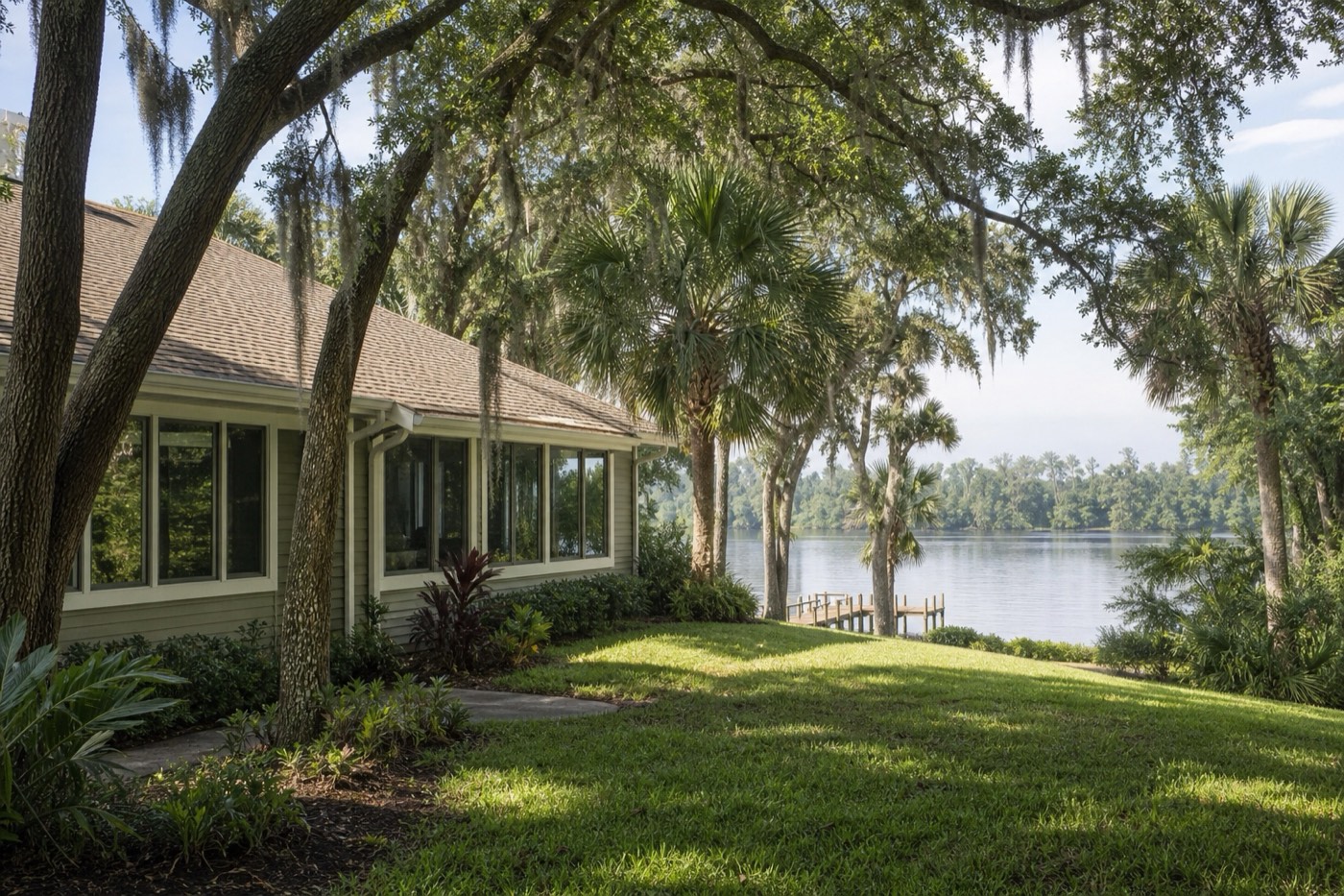 A home along the St. Johns River corridor near DeBary