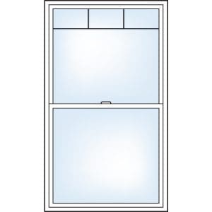 Victorian grill pattern, single hung windows