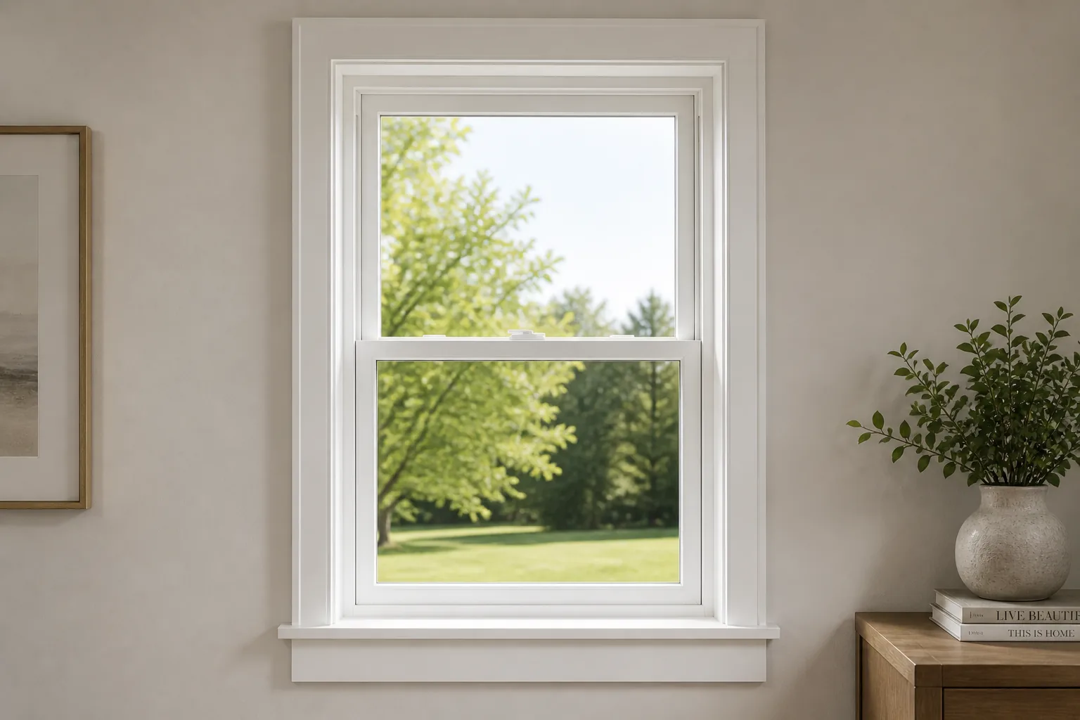 Double hung window replacement installed in Central Florida home, Colonial Window and Door