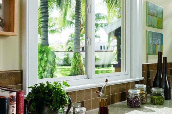 Slider windows in kitchen, Central Florida